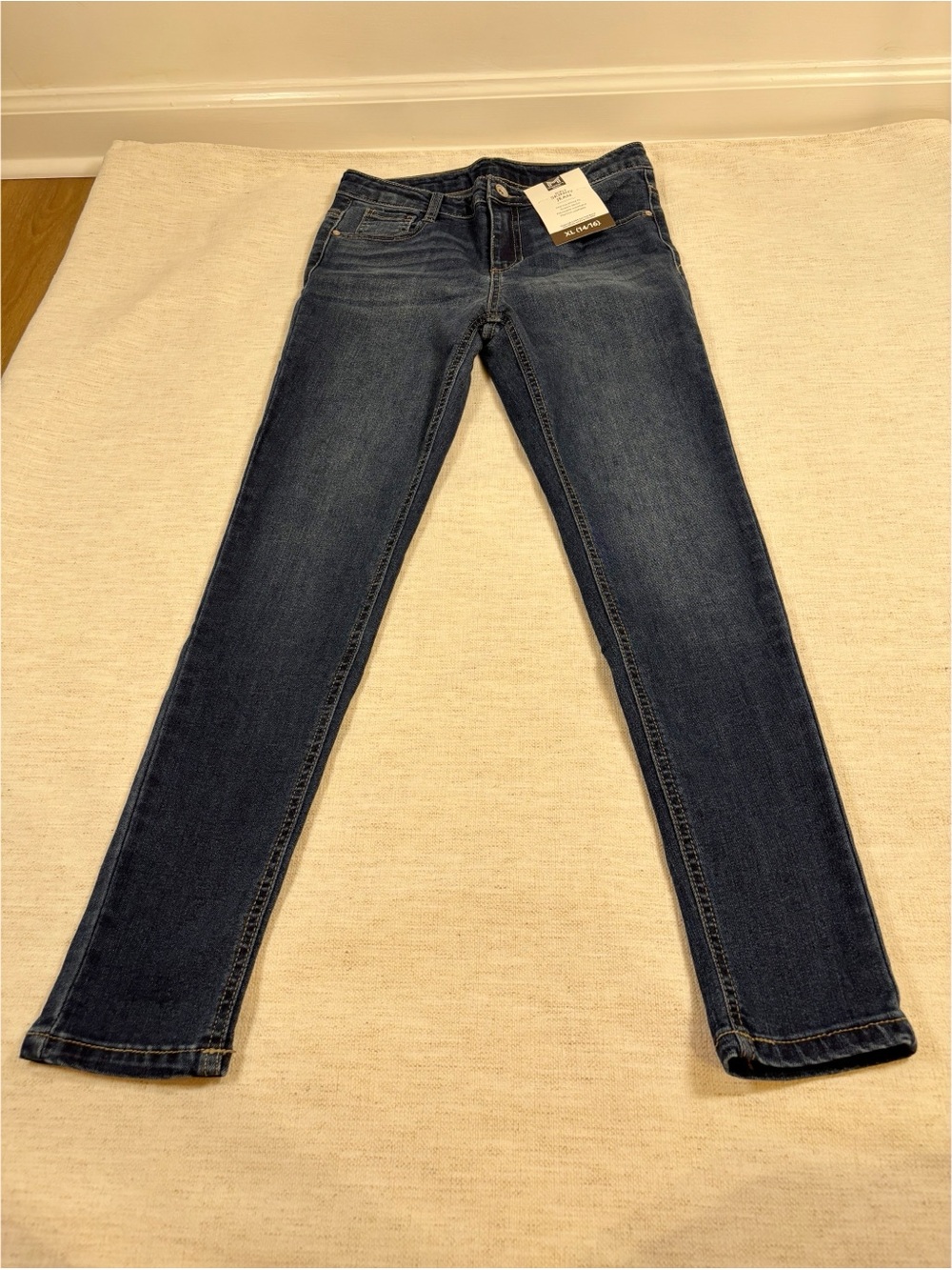 Member's Mark girl Dark‎ Blue mid rise Skinny Jeans stretch
